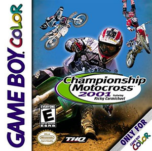 Carátula del juego Championship Motocross 2001 Featuring Ricky Carmichael (GB COLOR)