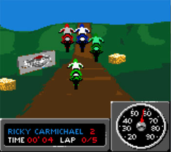 Pantallazo del juego online Championship Motocross 2001 Featuring Ricky Carmichael (GB COLOR)