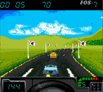 Pantallazo del juego online Cruis'n Exotica (GBC)