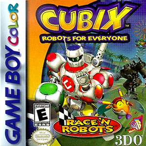 Carátula del juego Cubix Robots For Everyone - Race'n Robots (GBC)