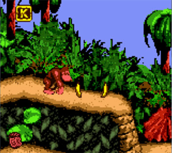 Pantallazo del juego online Donkey Kong Country (GB COLOR)