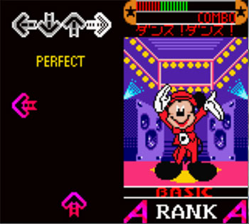 Pantallazo del juego online Dance Dance Revolution GB Disney Mix (GBC)