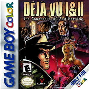 Carátula del juego Deja Vu I & II The Casebooks of Ace Harding (GBC)