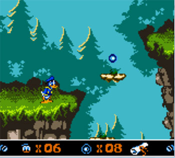 Pantallazo del juego online Disney's Donald Duck Quack Attack (GB COLOR)