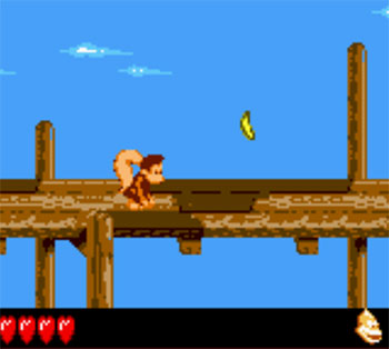 Pantallazo del juego online Donkey Kong GB - Dinky Kong and Dixie Kong (GBC)