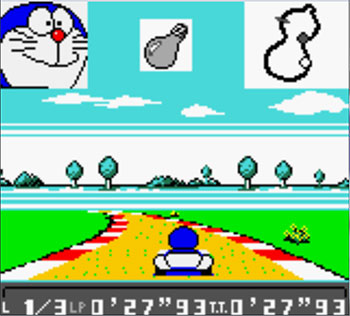 Pantallazo del juego online Doraemon Kart 2 (GBC)
