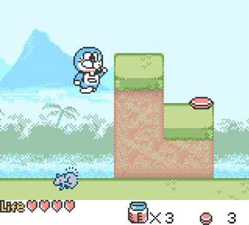 Pantallazo del juego online Doraemon Memories - Nobita no Omoide Daibouken (GBC)