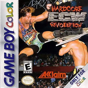 Carátula del juego ECW Hardcore Revolution (GBC)