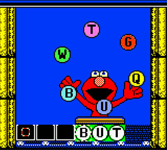Pantallazo del juego online Sesame Street Elmo's ABCs (GBC)