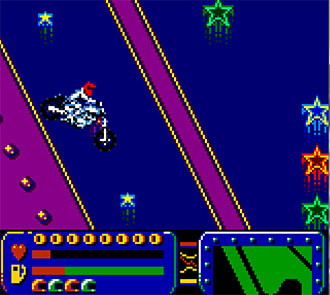 Pantallazo del juego online Evel Knievel (GBC)