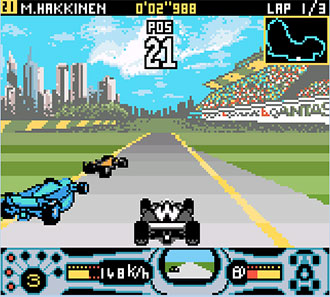 Pantallazo del juego online F-1 Racing Championship (GBC)