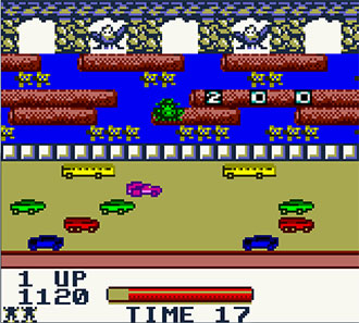 Pantallazo del juego online Frogger (GBC)