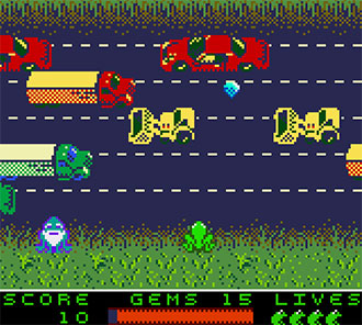 Pantallazo del juego online Frogger 2 (GBC)