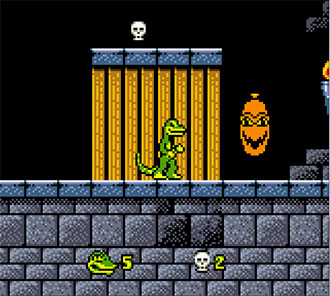 Pantallazo del juego online GEX Enter the Gecko (GBC)