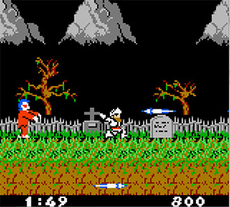 Pantallazo del juego online Ghosts 'N Goblins (GBC)