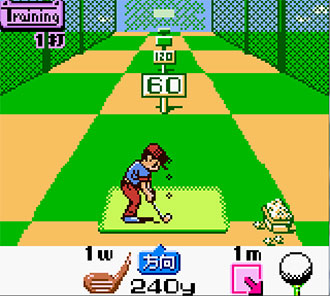 Pantallazo del juego online Golf Ou The King of Golf (GBC)