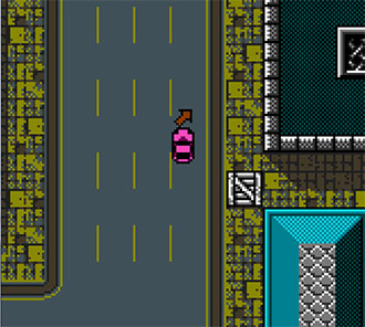 Pantallazo del juego online Grand Theft Auto (GBC)