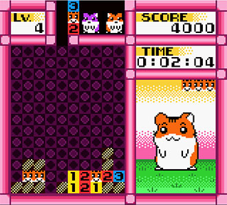 Pantallazo del juego online Hamster Club - Awasete Chuu (GBC)