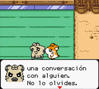 Pantallazo del juego online Hamtaro Ham-Hams Unite (GBC)