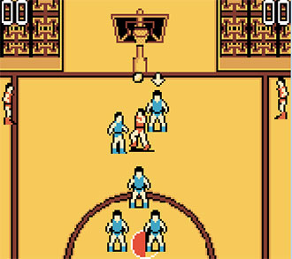 Pantallazo del juego online Hang Time Basketball (GBC)