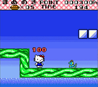 Pantallazo del juego online Hello Kitty to Dear Daniel no Dream Adventure (GBC)