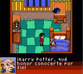 Pantallazo del juego online Harry Potter and the Chamber of Secrets (GBC)