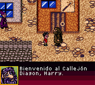 Pantallazo del juego online Harry Potter And The Sorcerer's Stone (GBC)