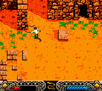 Pantallazo del juego online Indiana Jones and the Infernal Machine (GB COLOR)