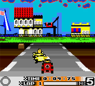 Pantallazo del juego online LEGO Racers (GBC)