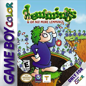 Carátula del juego Lemmings & Oh No More Lemmings (GBC)