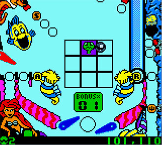 Pantallazo del juego online Disney's The Little Mermaid II Pinball Frenzy (GBC)