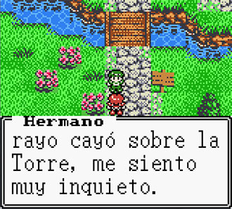 Pantallazo del juego online Lufia The Legend Returns (GBC)