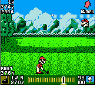 Pantallazo del juego online Mario Golf (GBC)