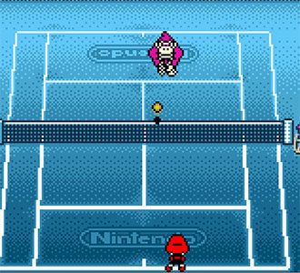Pantallazo del juego online Mario Tennis (GBC)