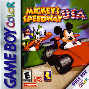 Carátula del juego Mickey's Speedway USA (GBC)