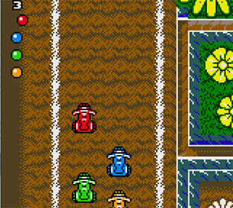 Pantallazo del juego online Micro Machines 1 and 2 Twin Turbo (GBC)