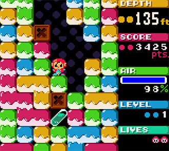 Pantallazo del juego online Mr Driller (GBC)