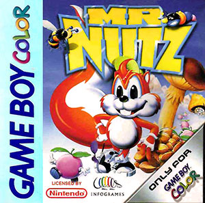 Carátula del juego Mr Nutz (GBC)