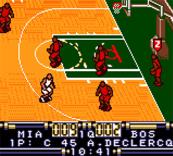 Pantallazo del juego online NBA PRO 99 (GBC)