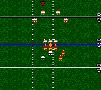 Pantallazo del juego online NFL Blitz 2001 (GBC)