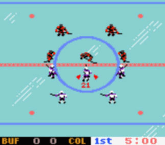 Pantallazo del juego online NHL 2000 (GBC)