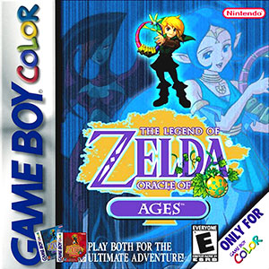 Carátula del juego The Legend of Zelda Oracle of Ages (GB COLOR)