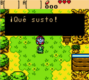 Pantallazo del juego online The Legend of Zelda Oracle of Ages (GB COLOR)