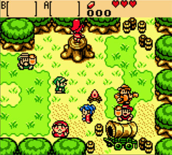 Pantallazo del juego online The Legend of Zelda Oracle of Seasons (GB COLOR)