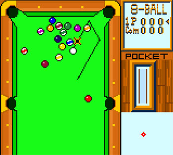 Pantallazo del juego online Pocket Color Billiard (GBC)