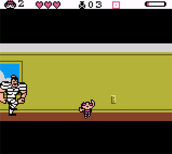 Pantallazo del juego online The Powerpuff Girls Bad Mojo Jojo (GBC)