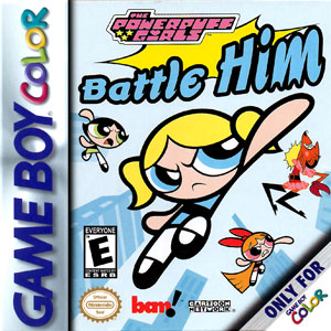 Carátula del juego The Powerpuff Girls Battle Him (GBC)