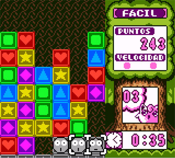 Pantallazo del juego online Pokemon Puzzle Challenge (GBC)