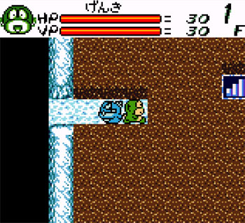 Pantallazo del juego online Poyon no Dungeon Room (GBC)