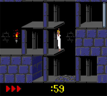 Pantallazo del juego online Prince of Persia (GBC)